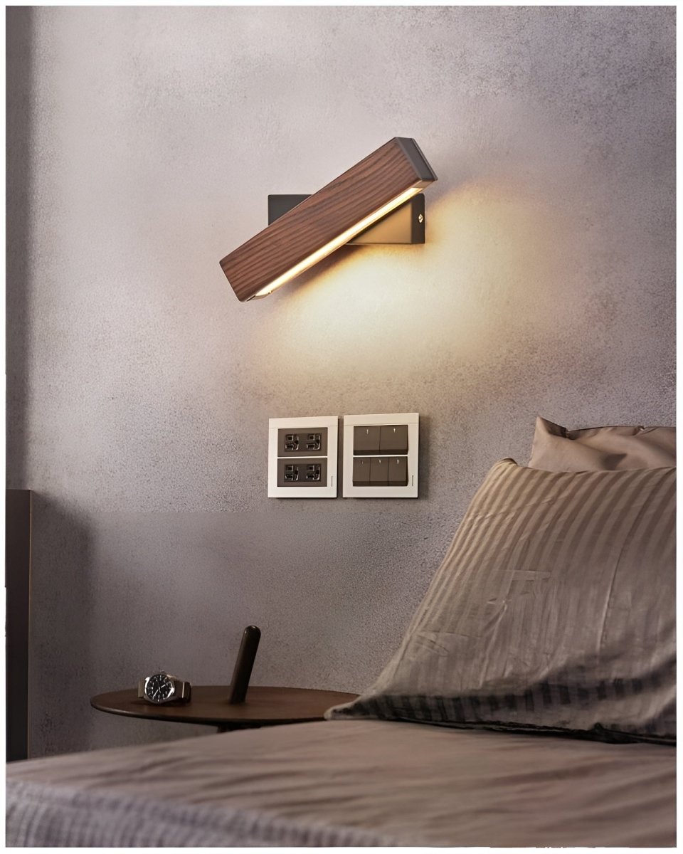 Virelle Maison - Applique murale en bois orientable – Éclairage LED intégré | Virelle Maison