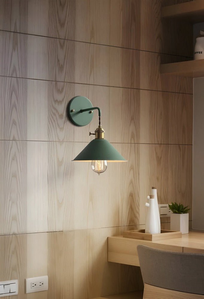 Virelle Maison - Applique murale en métal coloré au style rétro | Virelle Maison