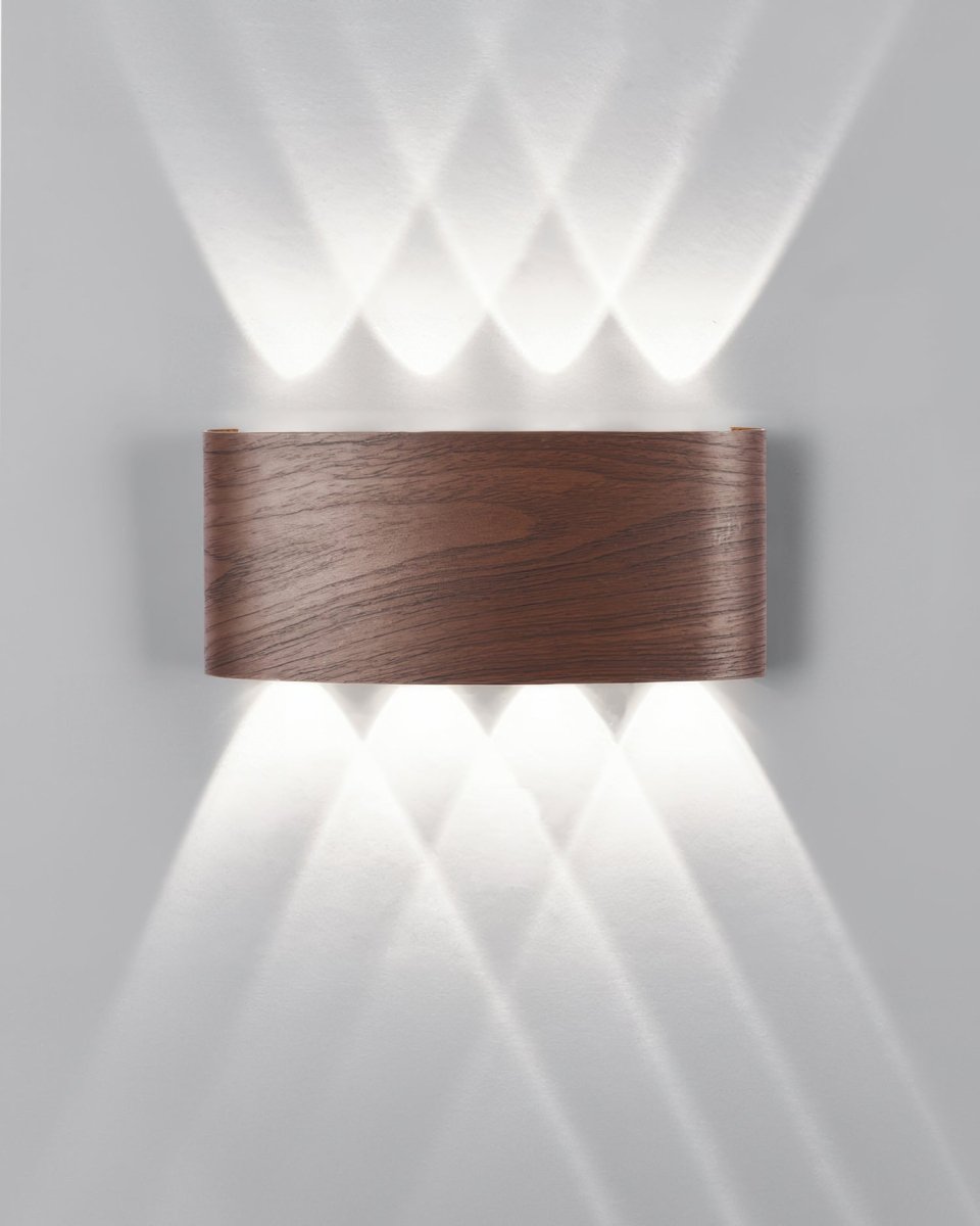 Virelle Maison - Applique murale en métal texturé effet bois naturel | Virelle Maison