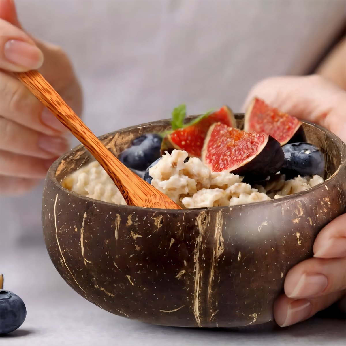 Virelle Maison - Bols en noix de coco artisanaux en bois naturel | Virelle Maison