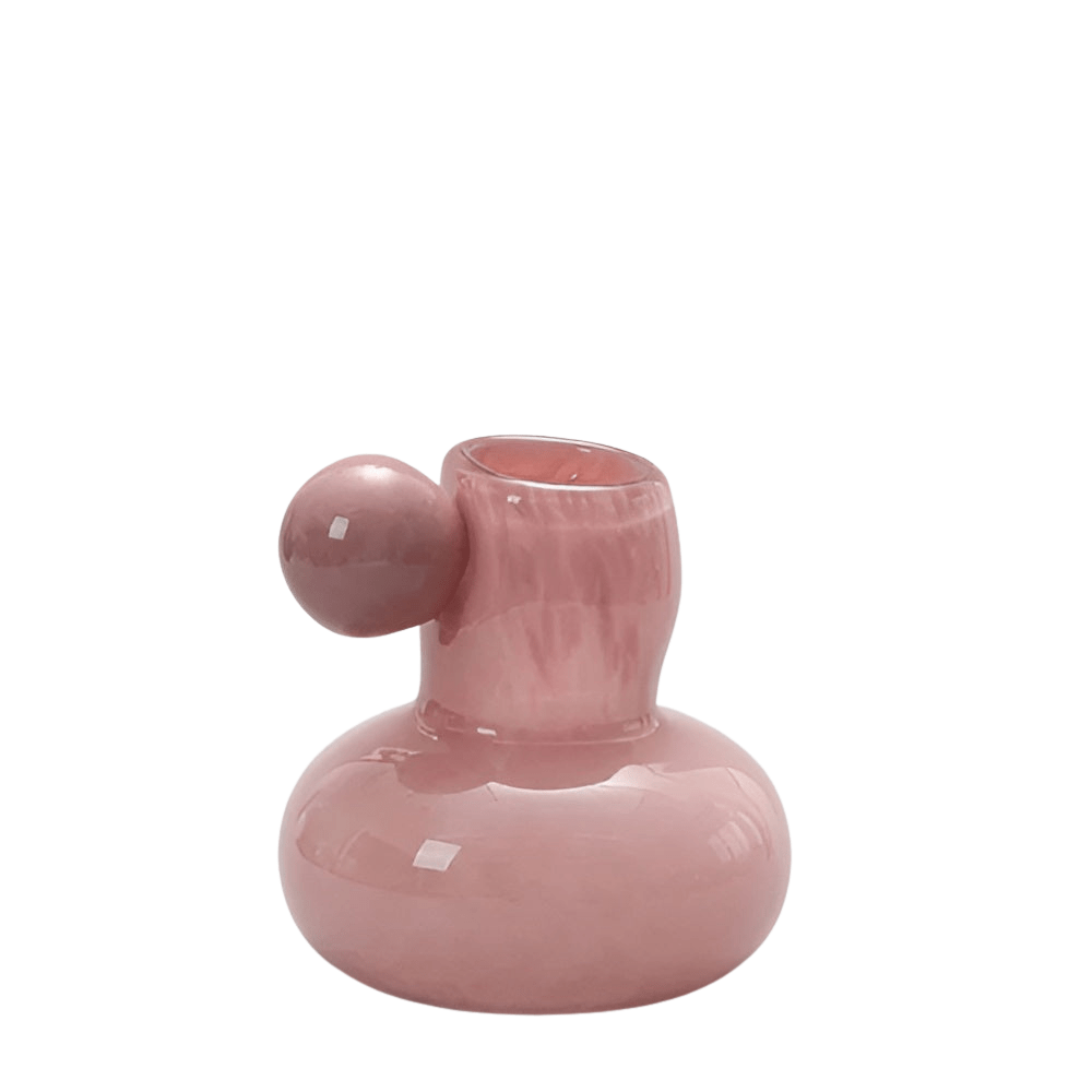 Virelle Maison - Bougeoir en verre soufflé forme sphérique style nordique