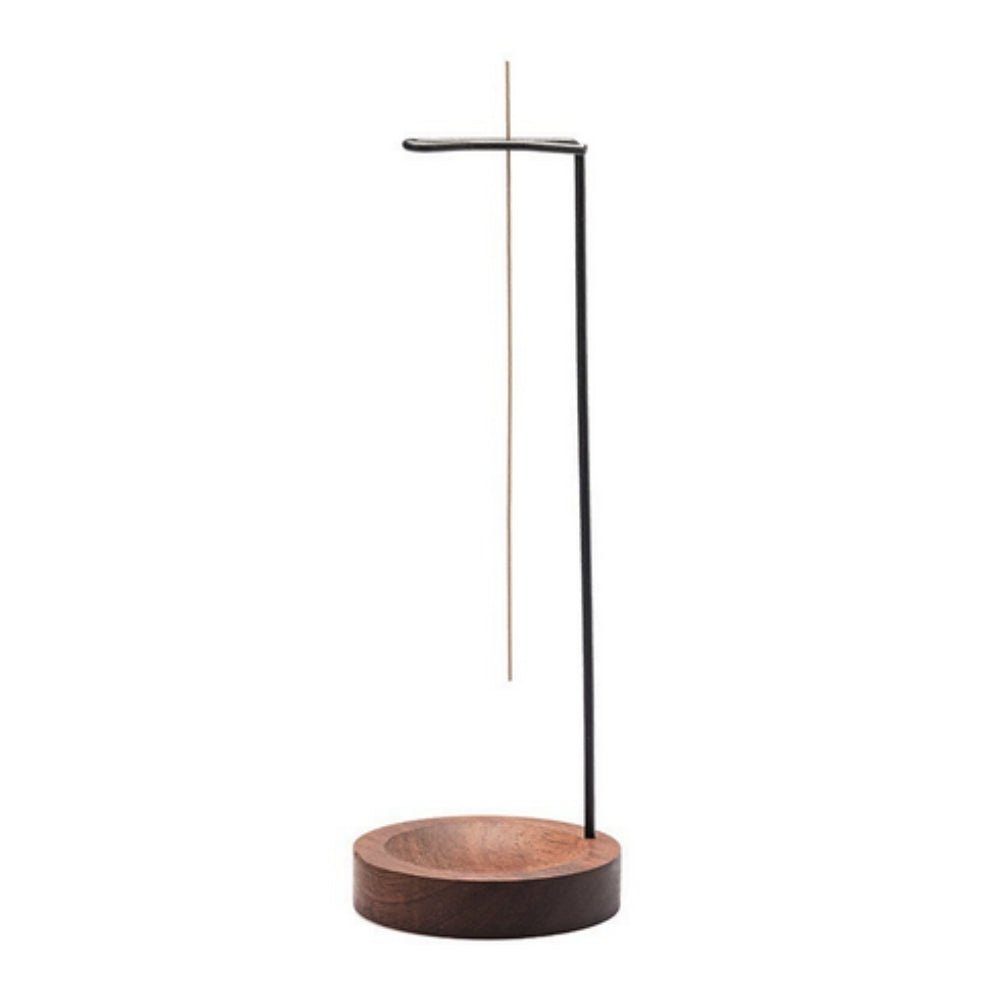 Virelle Maison - Brûleur d’encens en bois avec support métallique