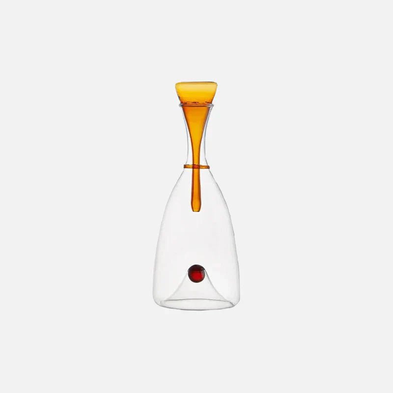 Virelle Maison - Carafe en verre soufflé avec bouchon décoratif | Virelle Maison