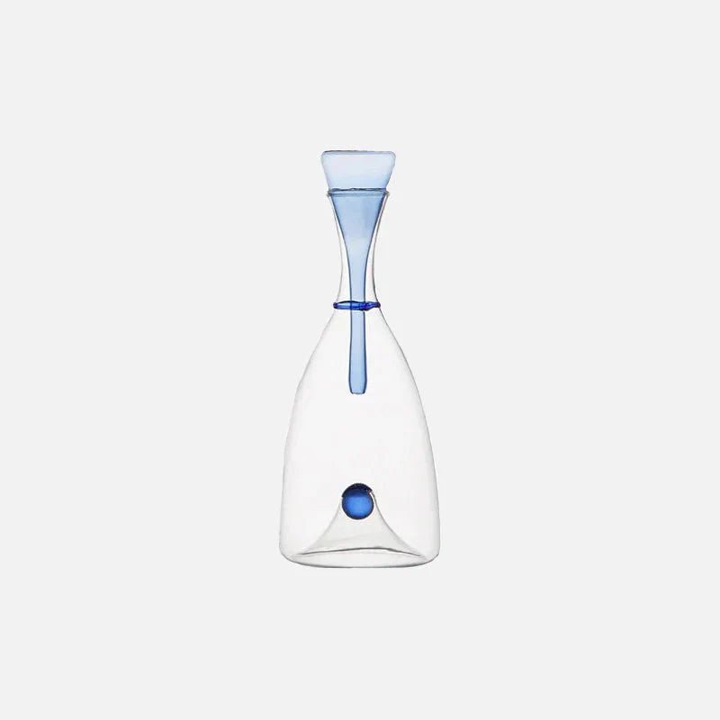Virelle Maison - Carafe en verre soufflé avec bouchon décoratif | Virelle Maison