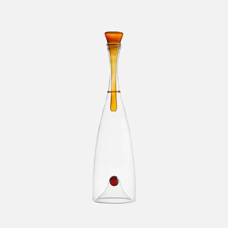 Virelle Maison - Carafe en verre soufflé avec bouchon décoratif | Virelle Maison
