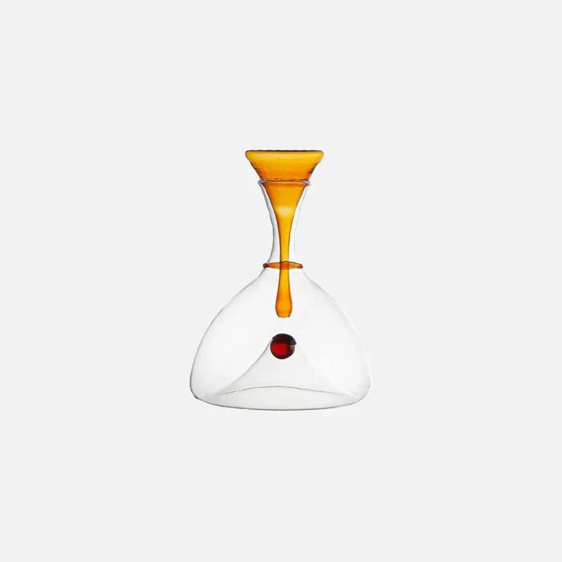 Virelle Maison - Carafe en verre soufflé avec bouchon décoratif | Virelle Maison