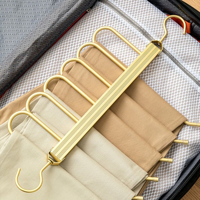 Virelle Maison - Cintre à pantalons gain de place en aluminium | Virelle Maison