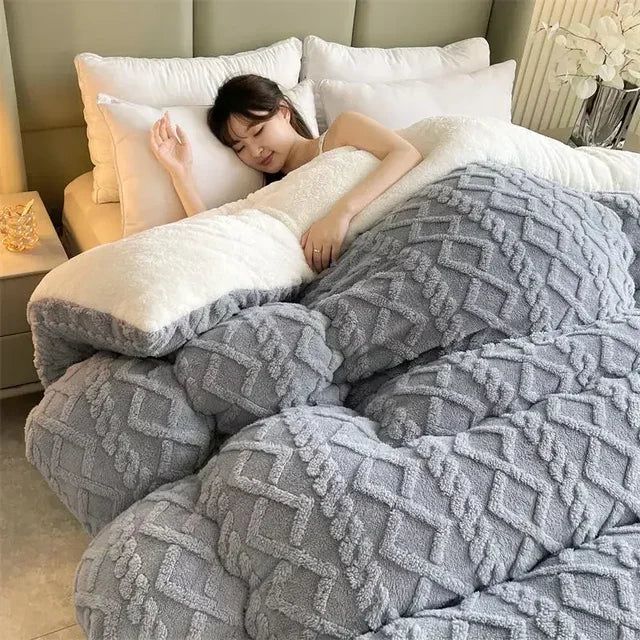 Virelle Maison - Couette lestée en cachemire synthétique texturé | Virelle Maison
