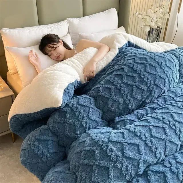Virelle Maison - Couette lestée en cachemire synthétique texturé | Virelle Maison