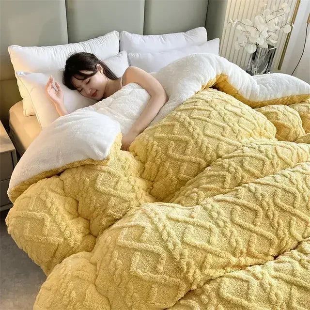 Virelle Maison - Couette lestée en cachemire synthétique texturé | Virelle Maison