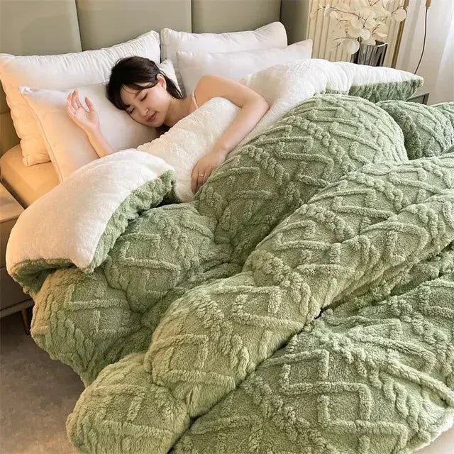 Virelle Maison - Couette lestée en cachemire synthétique texturé | Virelle Maison