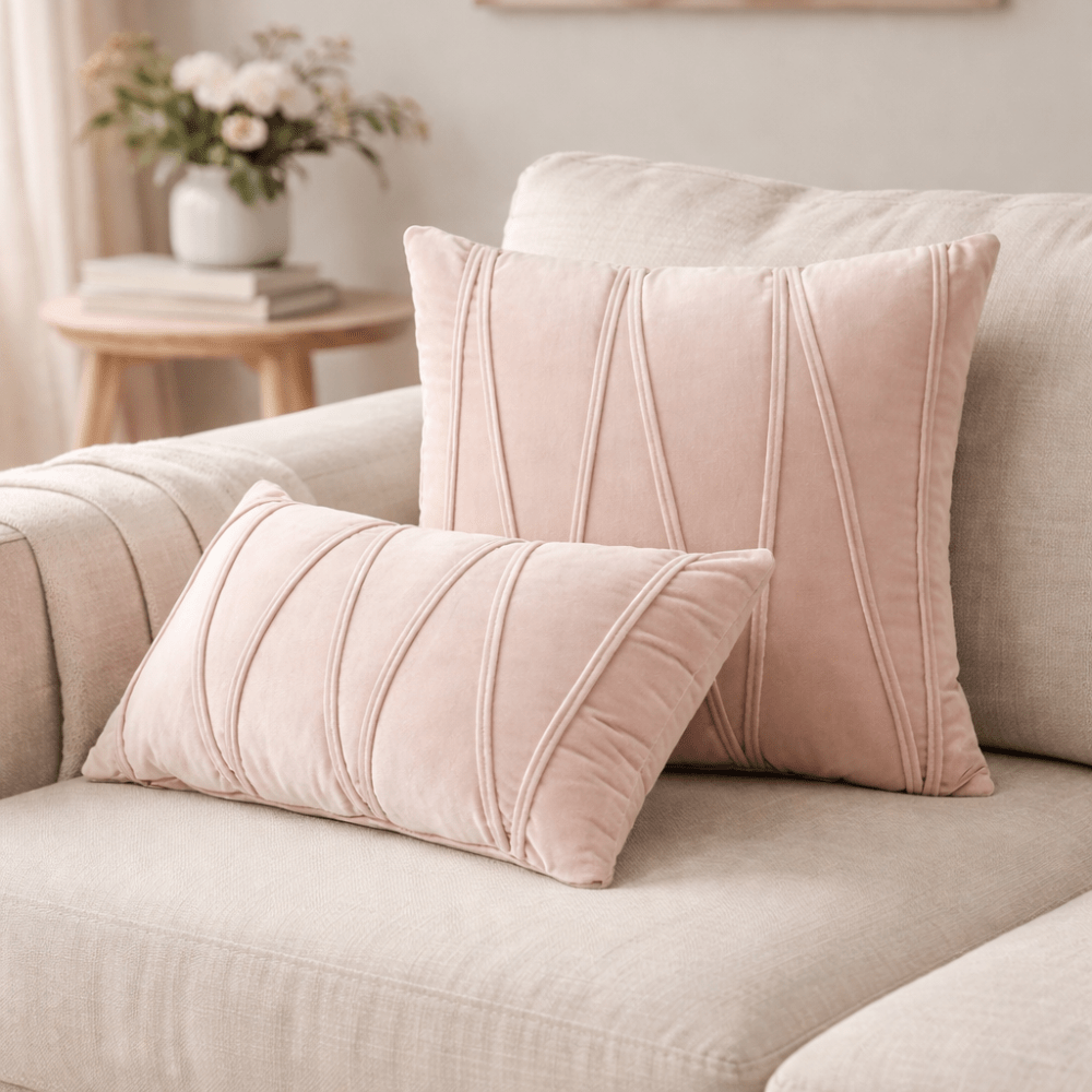 Virelle Maison - Coussin décoratif en velours doux avec housse amovible | Virelle Maison