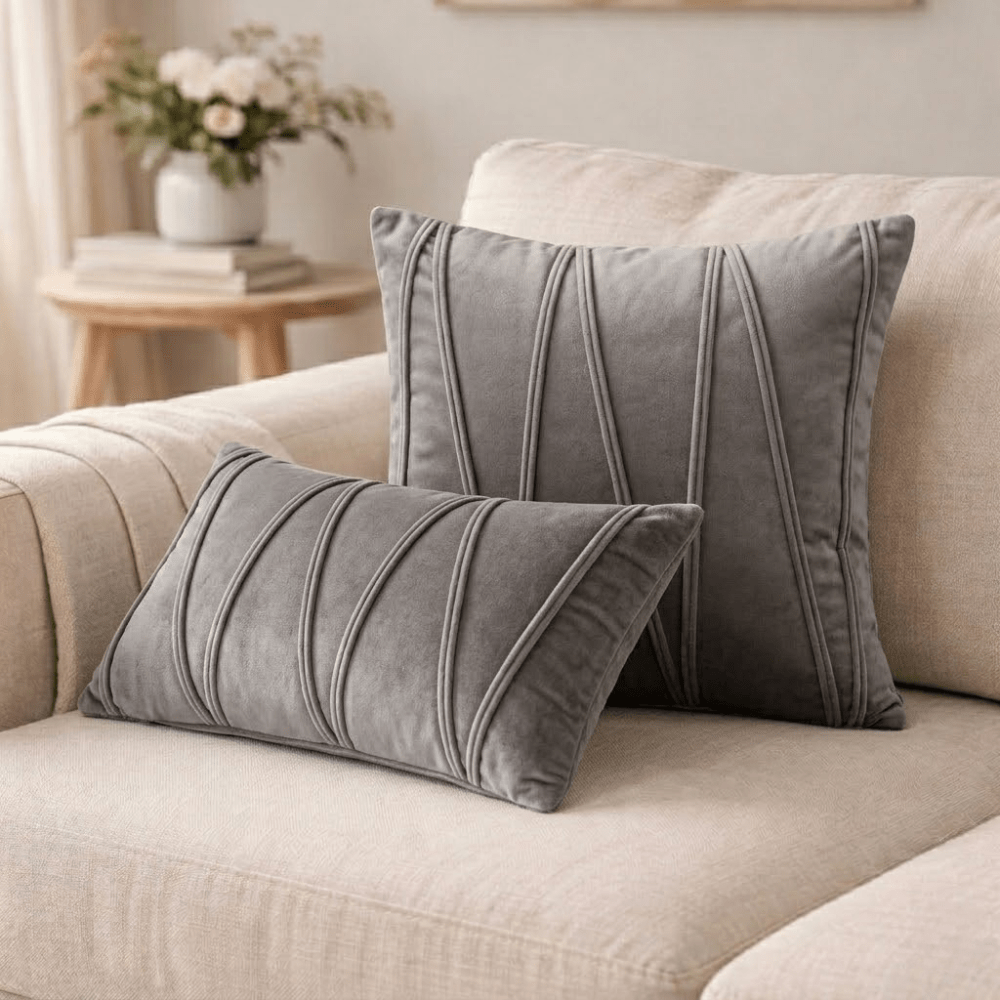 Virelle Maison - Coussin décoratif en velours doux avec housse amovible | Virelle Maison