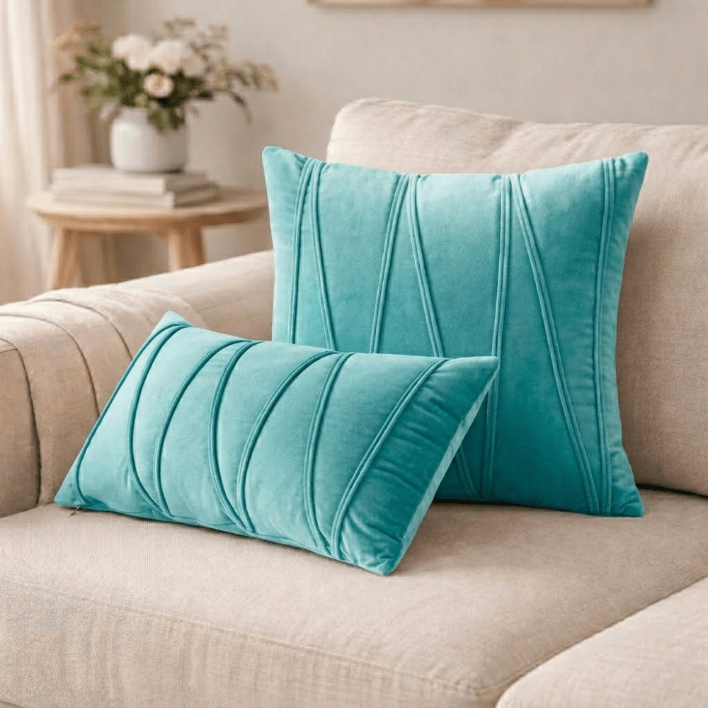 Virelle Maison - Coussin décoratif en velours doux avec housse amovible | Virelle Maison