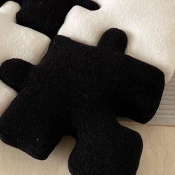 Virelle Maison - Coussin puzzle en polaire douce et colorée | Virelle Maison