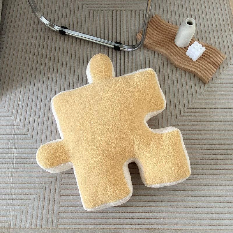 Virelle Maison - Coussin puzzle en polaire douce et colorée | Virelle Maison
