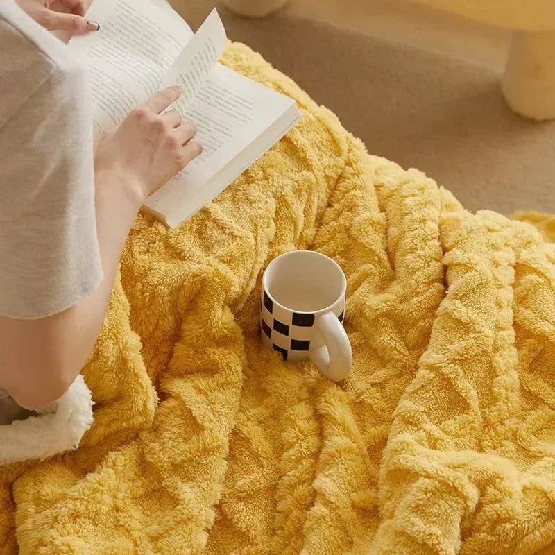 Virelle Maison - Couverture d’hiver en flanelle douce et laine d’agneau | Virelle Maison