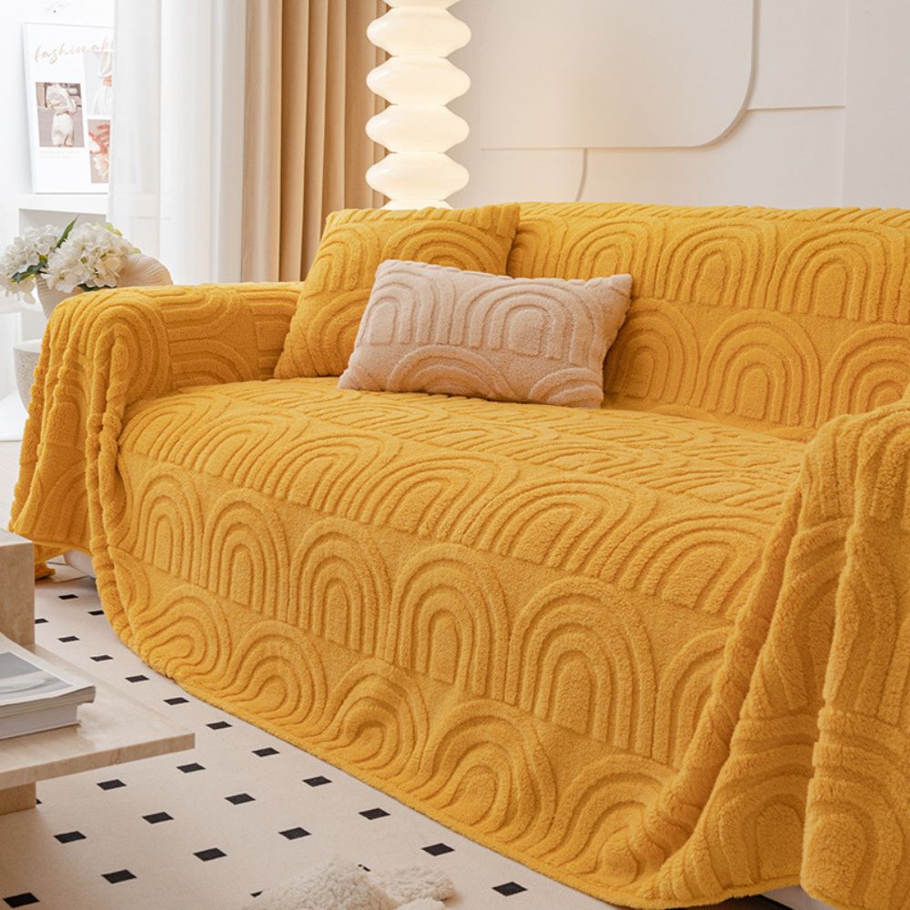 Virelle Maison - Couverture légère en coton motif sunburst | Virelle Maison