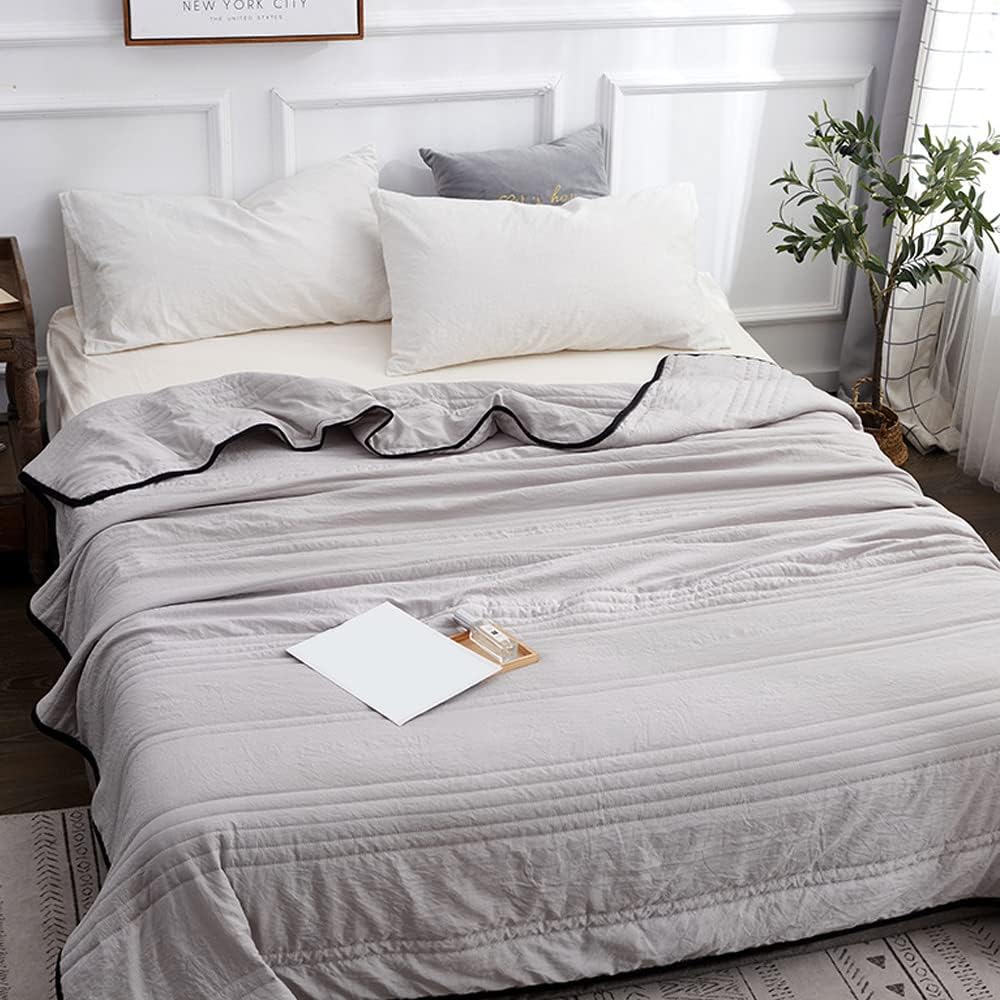 Virelle Maison - Couverture rafraîchissante en fibres respirantes, toucher doux | Virelle Maison