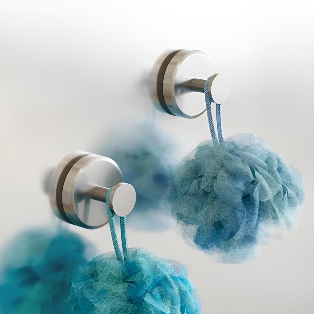 Virelle Maison - Crochets muraux auto - adhésifs en acier brossé | Virelle Maison