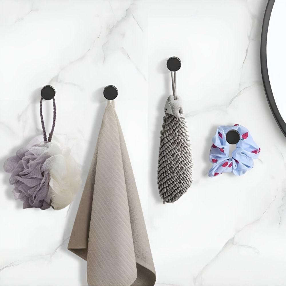 Virelle Maison - Crochets muraux auto - adhésifs en acier brossé | Virelle Maison