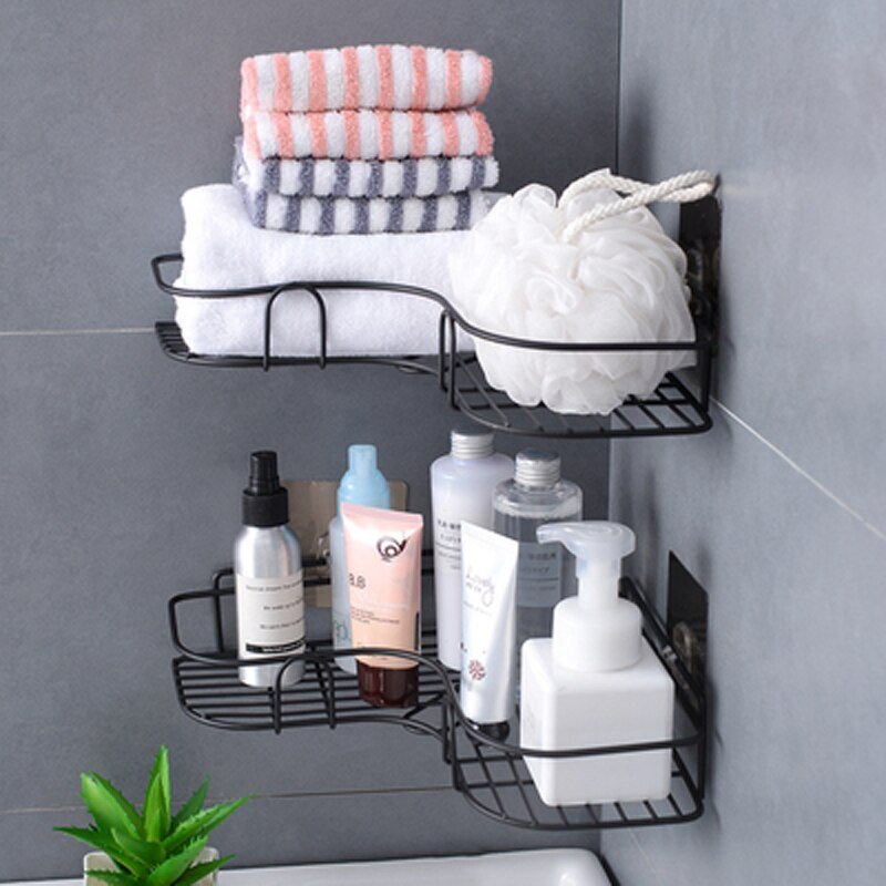 Virelle Maison - Étagère de douche murale sans perçage en métal | Virelle Maison