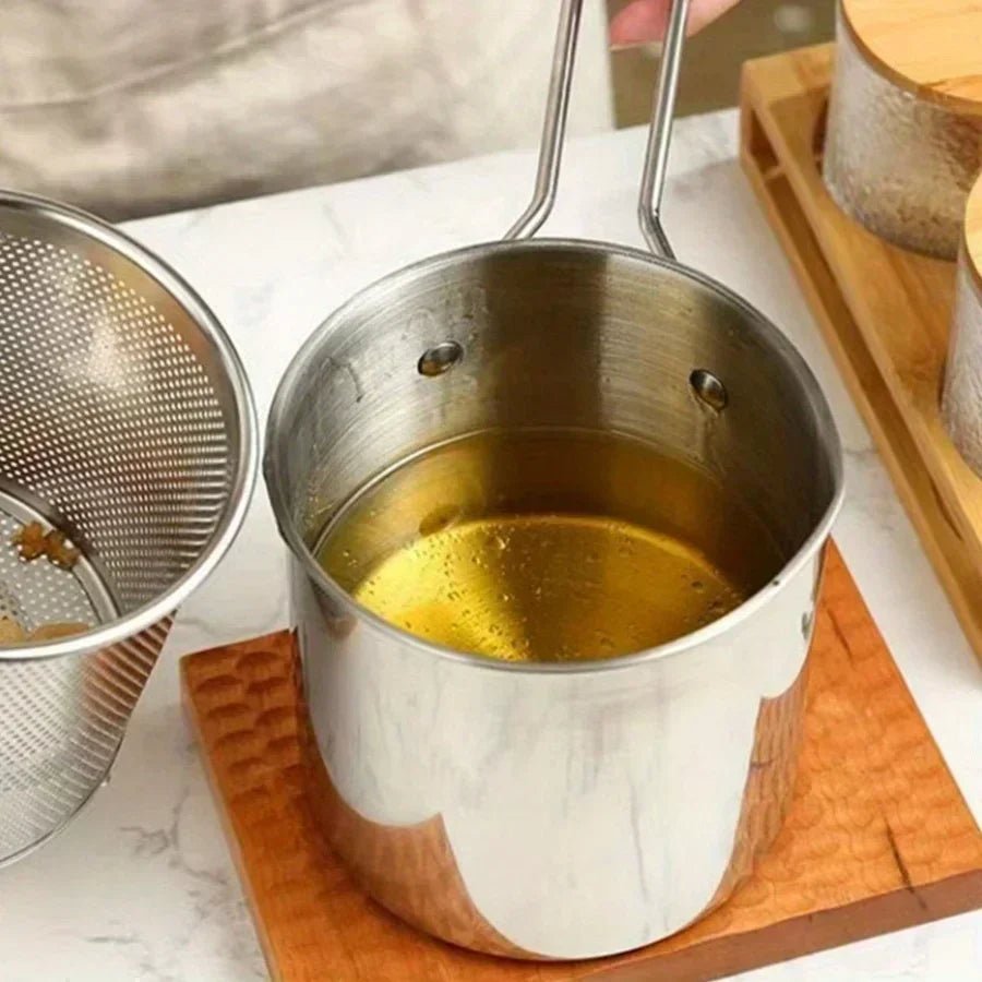 Virelle Maison - Friteuse compacte en acier inoxydable | Virelle Maison