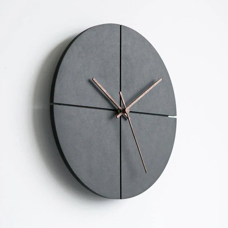 Virelle Maison - Horloge murale minimaliste en aluminium et verre trempé | Virelle Maison
