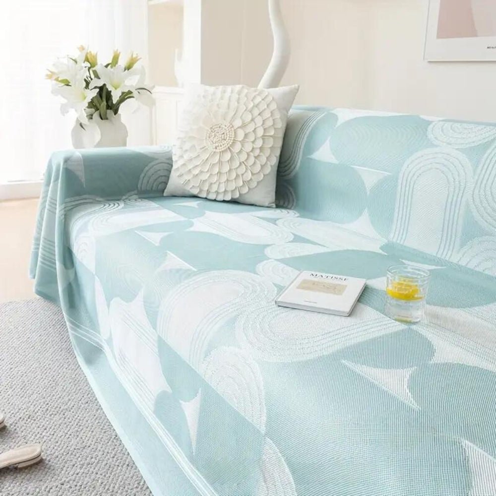 Virelle Maison - Housse de canapé en microfibre respirante, finition texturée | Virelle Maison