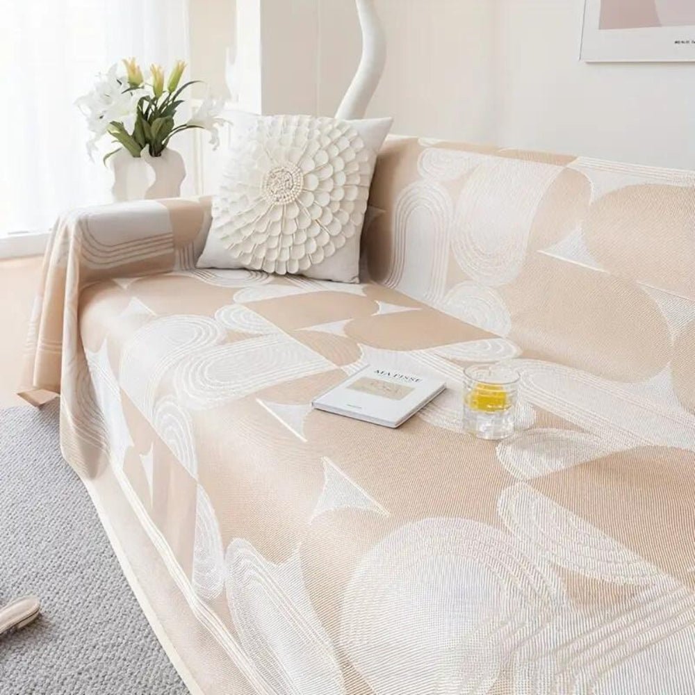 Virelle Maison - Housse de canapé en microfibre respirante, finition texturée | Virelle Maison