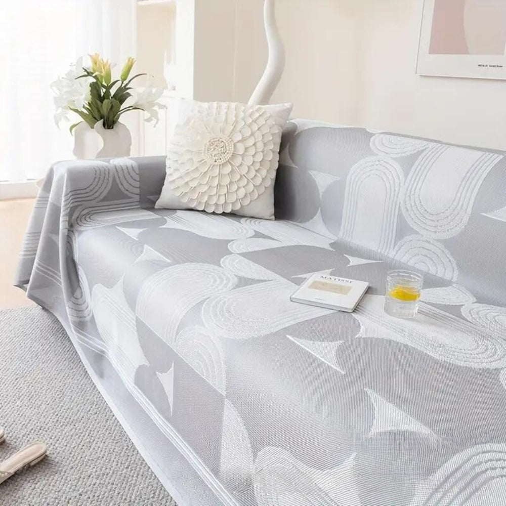 Virelle Maison - Housse de canapé en microfibre respirante, finition texturée | Virelle Maison