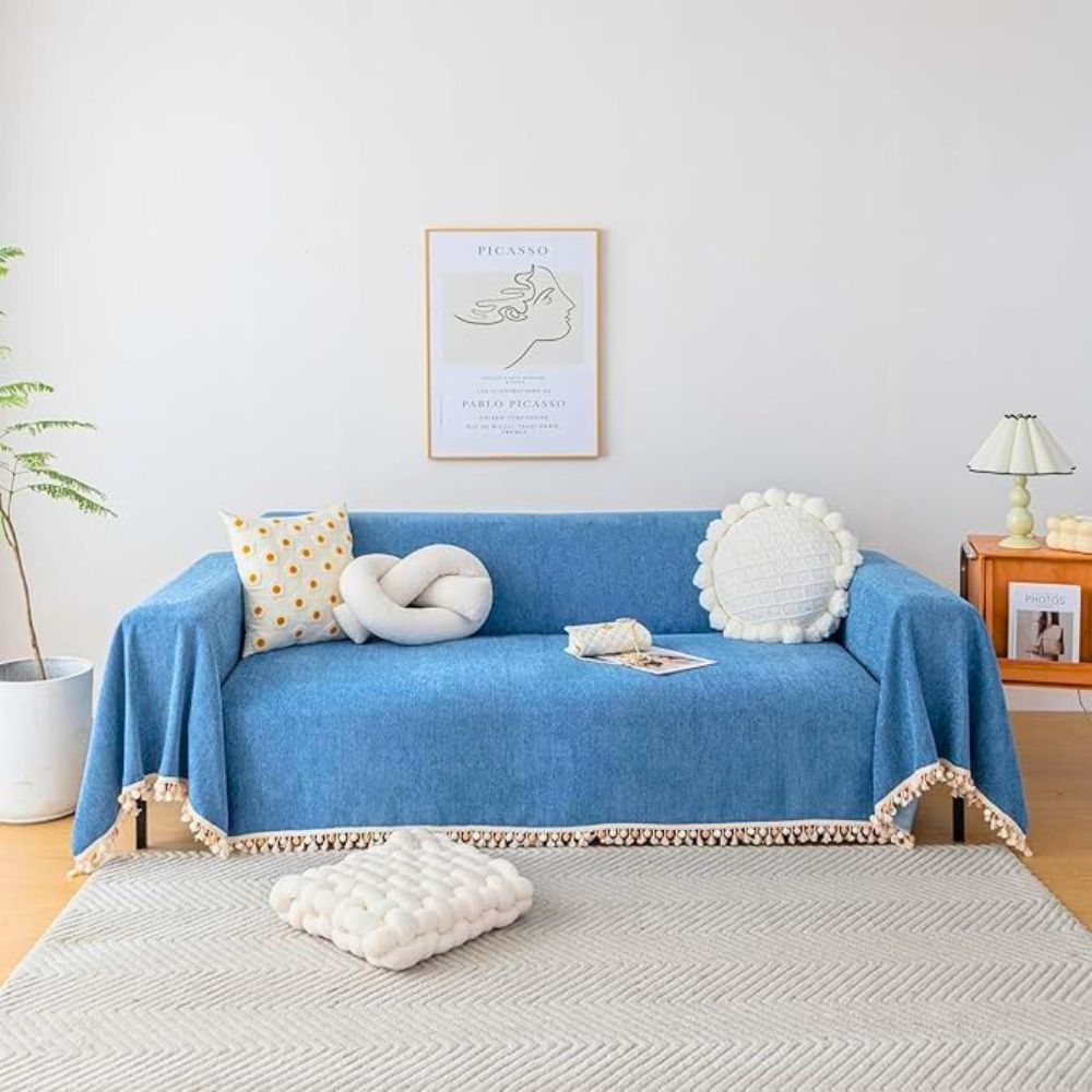 Virelle Maison - Housse de canapé en tissu chenille doux et respirant | Virelle Maison