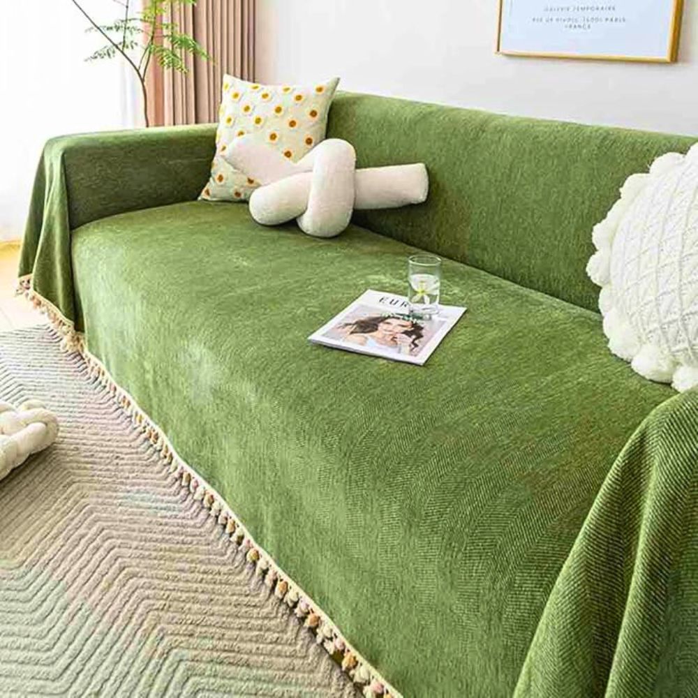 Virelle Maison - Housse de canapé en tissu chenille doux et respirant | Virelle Maison
