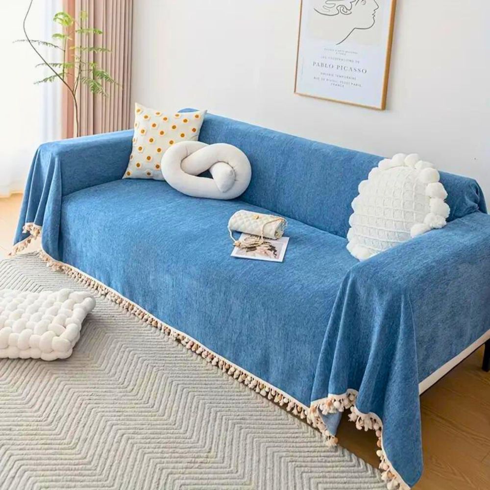 Virelle Maison - Housse de canapé en tissu chenille doux et respirant | Virelle Maison