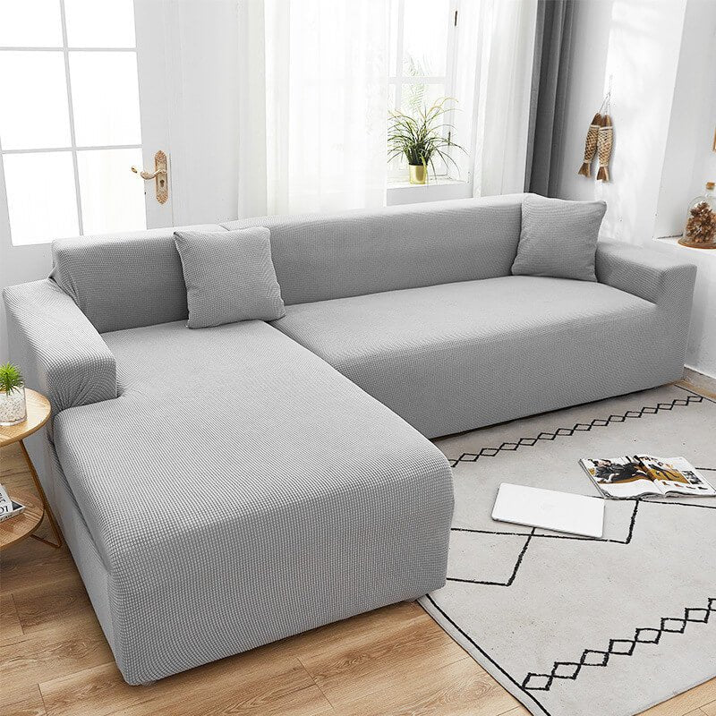 Virelle Maison - Housse de canapé extensible en tissu texturé | Virelle Maison
