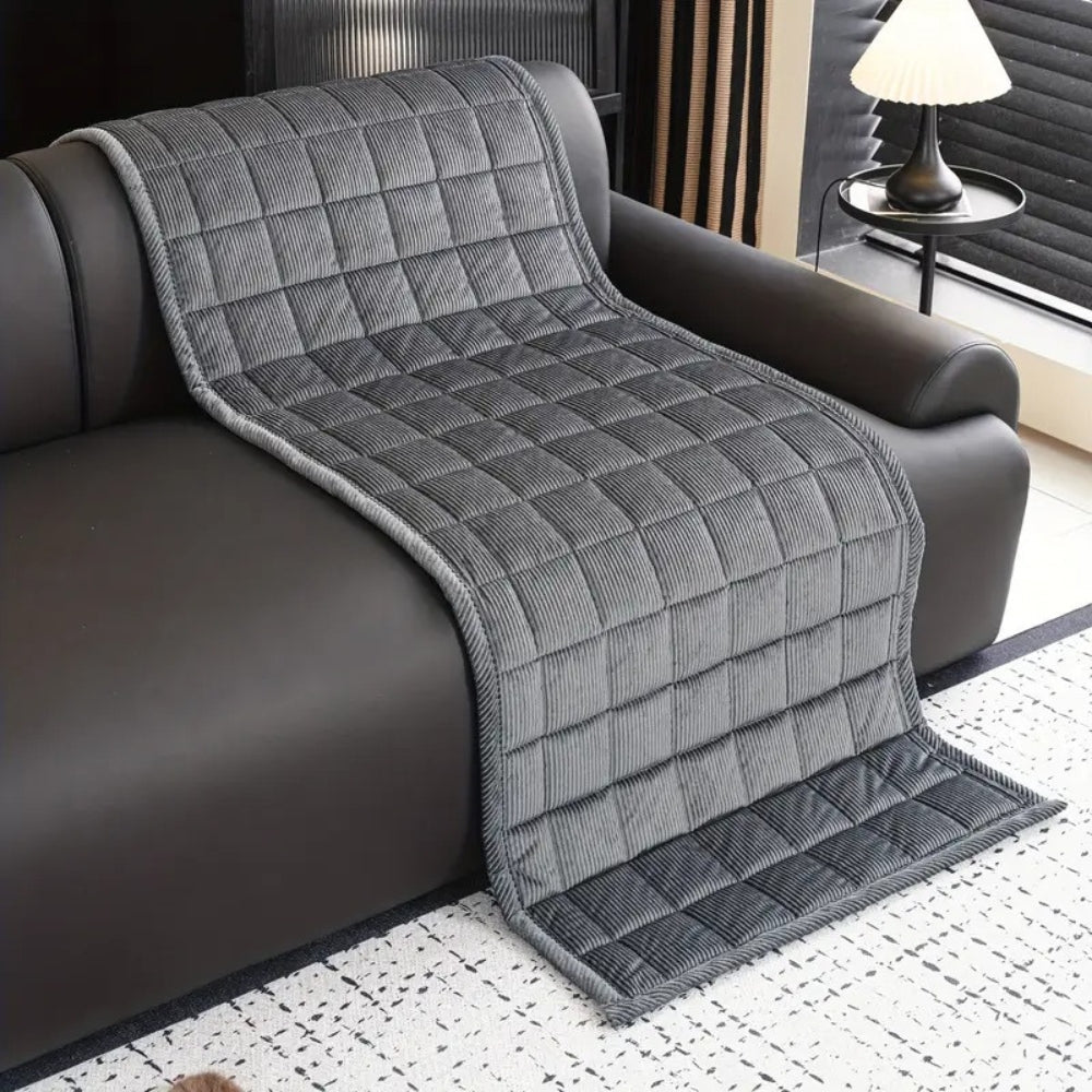 Virelle Maison - Housse de canapé matelassée en microfibre texturée | Virelle Maison