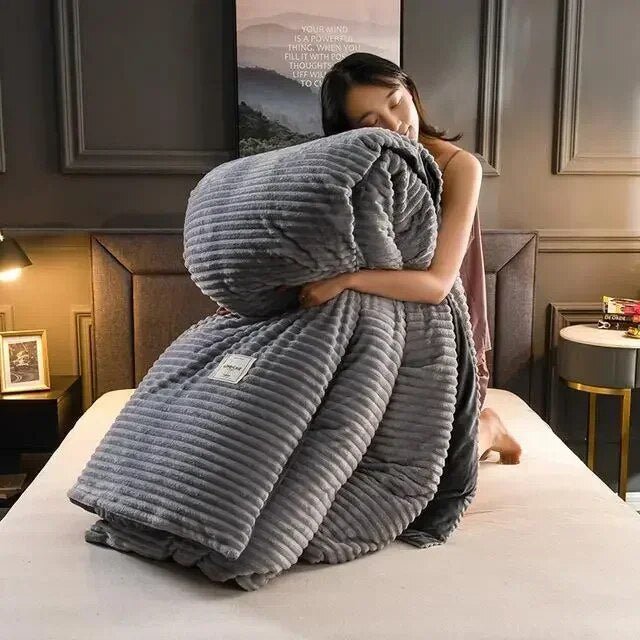 Virelle Maison - Housse de couette en velours texturé – Toucher doux et chaleureux | Virelle Maison
