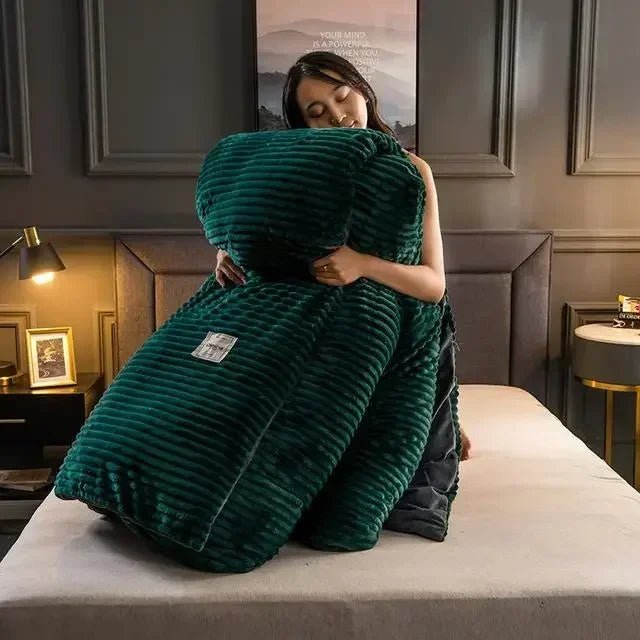Virelle Maison - Housse de couette en velours texturé – Toucher doux et chaleureux | Virelle Maison