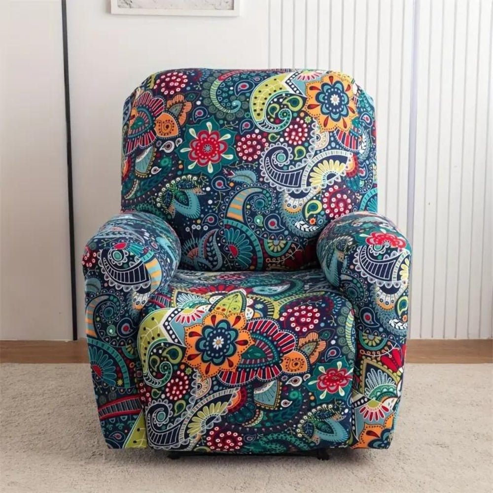 Virelle Maison - Housse extensible texturée pour fauteuil inclinable
