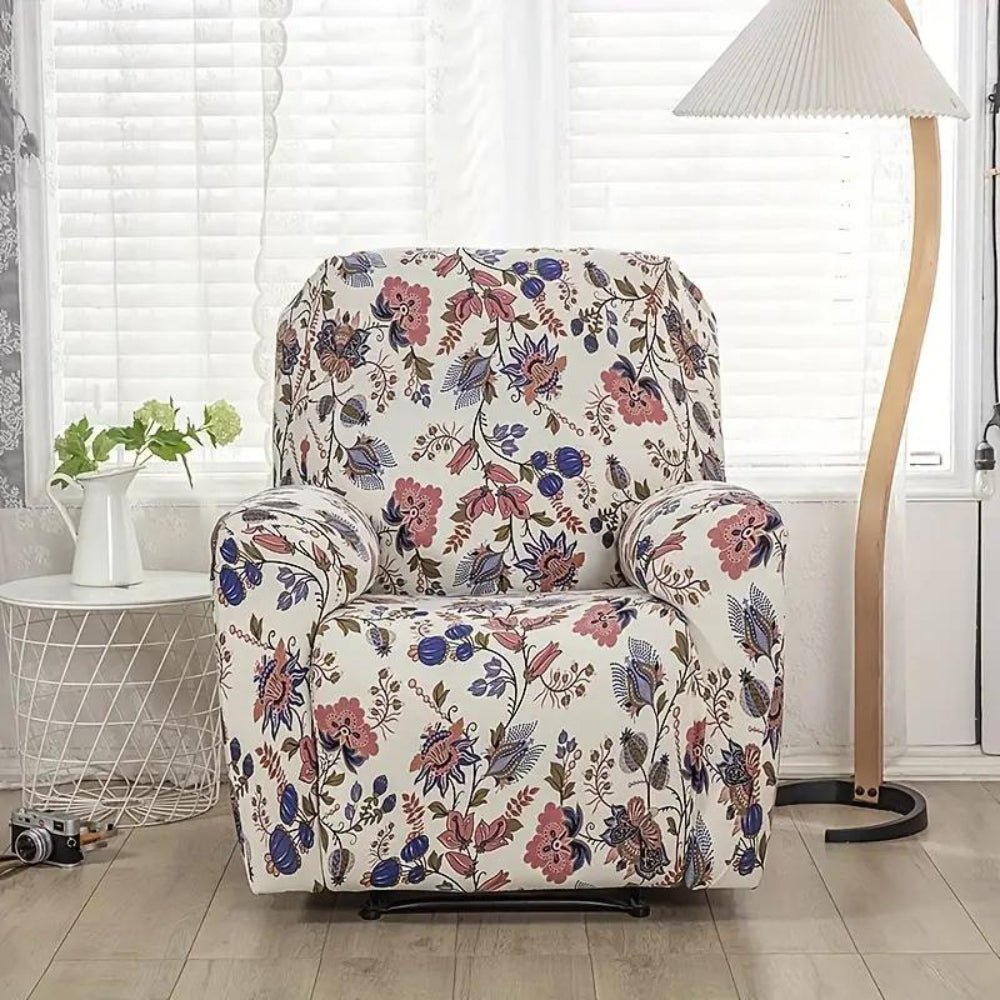 Virelle Maison - Housse extensible texturée pour fauteuil inclinable