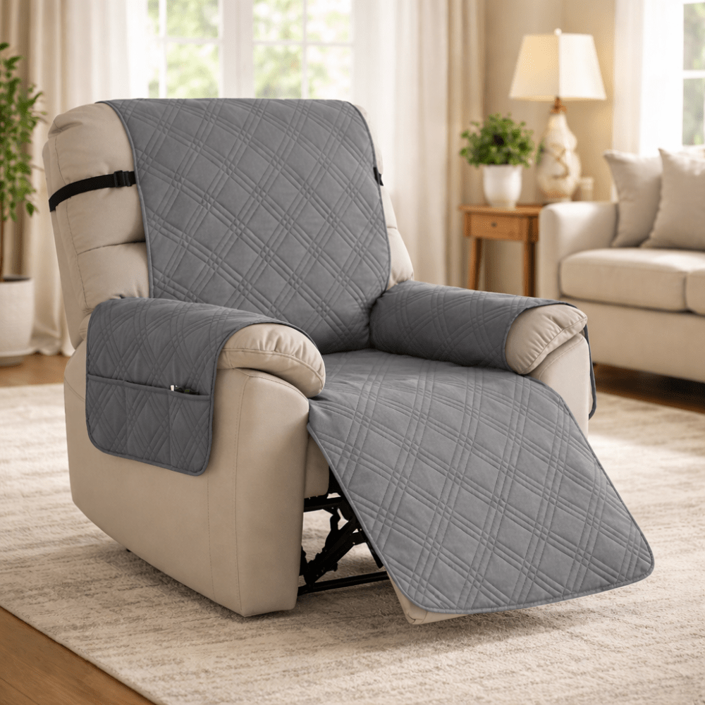 Virelle Maison - Housse protectrice imperméable pour fauteuil relax matelassé | Virelle Maison