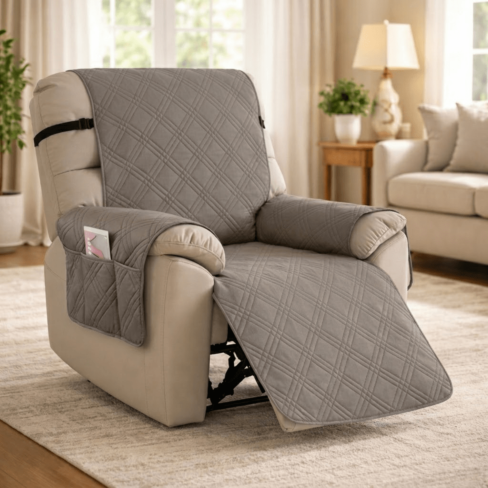 Virelle Maison - Housse protectrice imperméable pour fauteuil relax matelassé | Virelle Maison