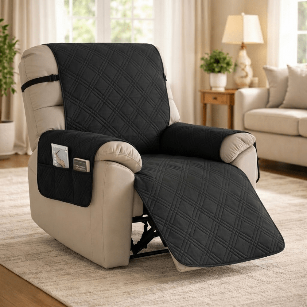 Virelle Maison - Housse protectrice imperméable pour fauteuil relax matelassé | Virelle Maison