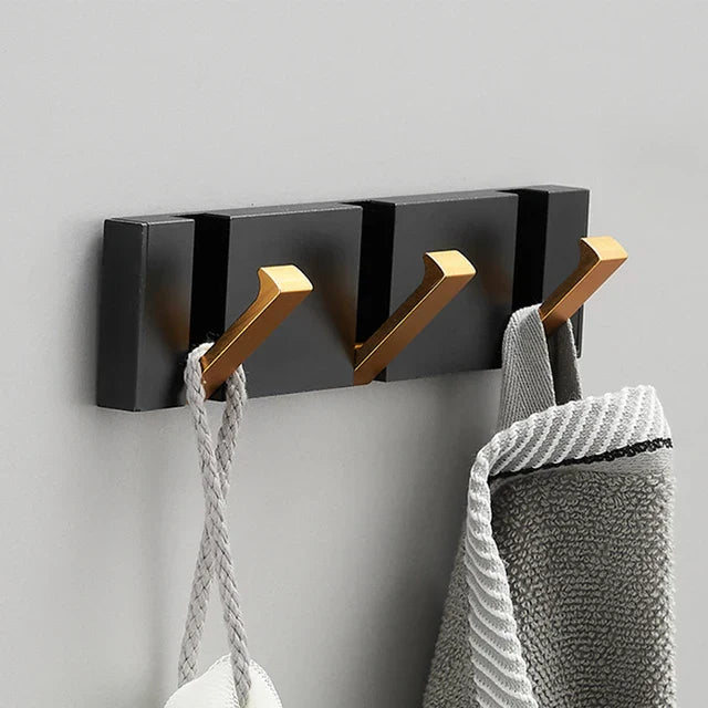 Patère murale pliante en acier minimaliste | Virelle Maison