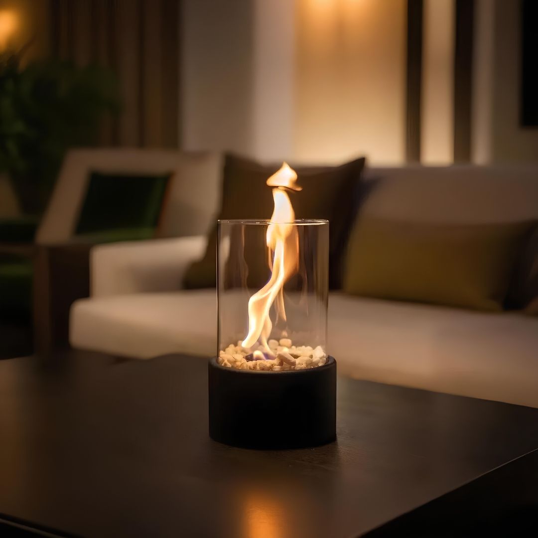 Virelle Maison - Lampe à huile en métal et verre | Virelle Maison
