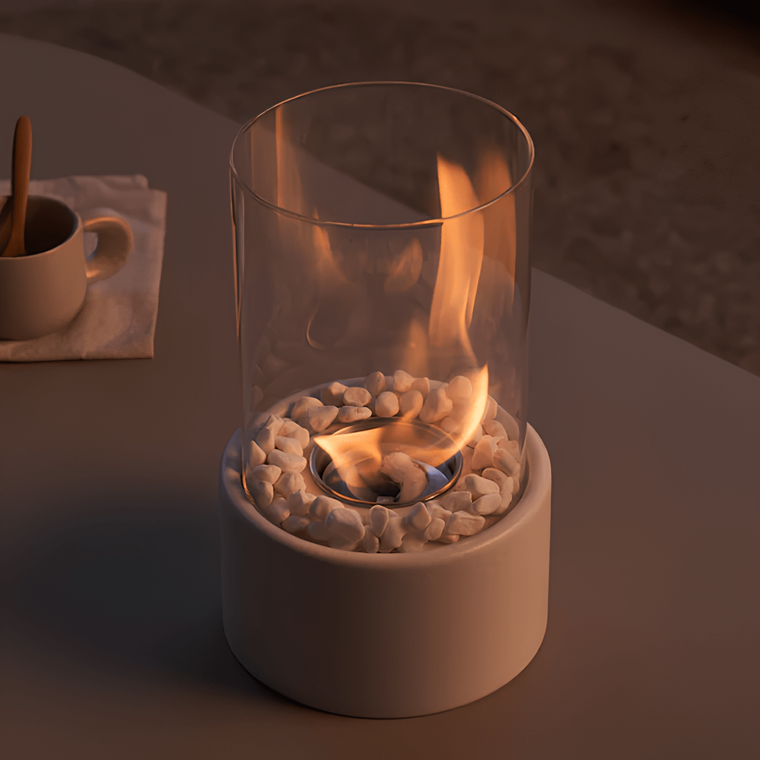 Virelle Maison - Lampe à huile en métal et verre | Virelle Maison