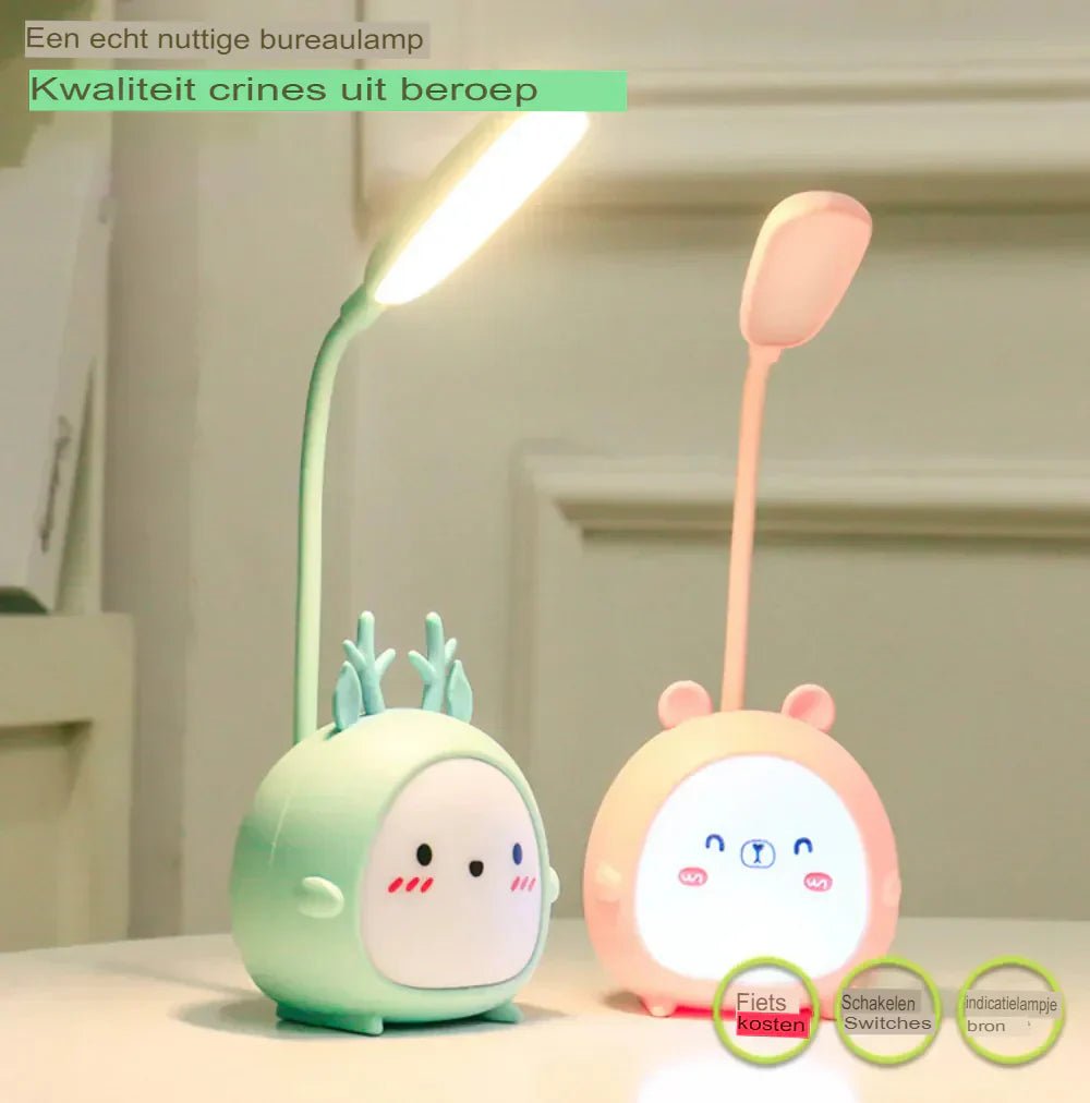 Virelle Maison - Lampe de lecture pour enfants avec lumière LED douce et port USB