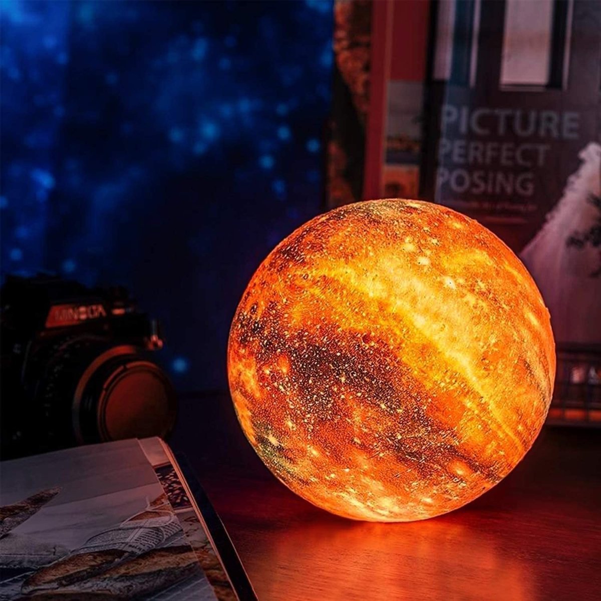 Virelle Maison - Lampe de nuit LED avec ciel étoilé tactile | Virelle Maison