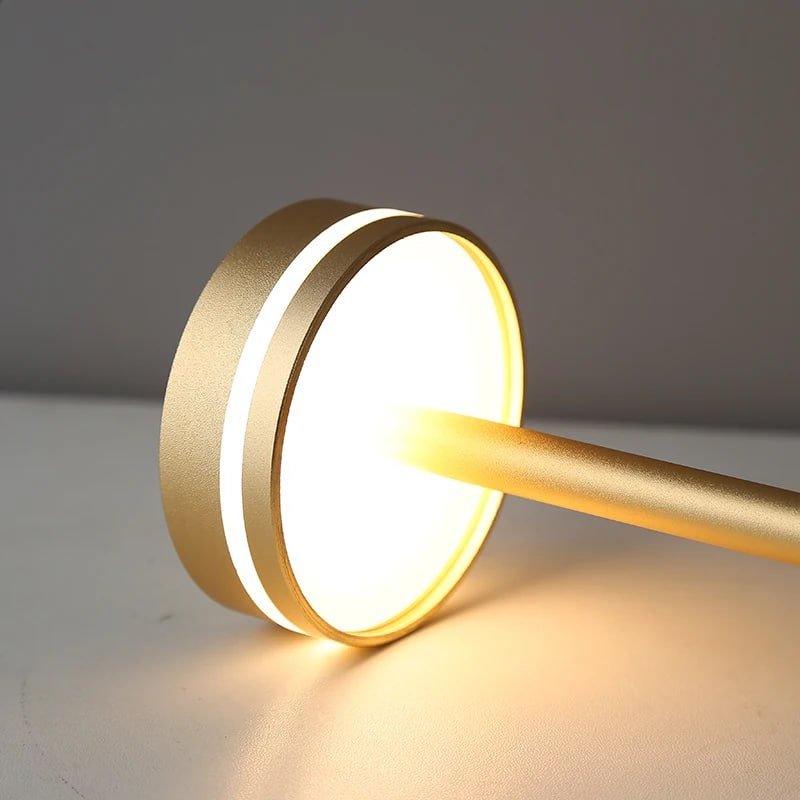 Virelle Maison - Lampe de table aluminium rechargeable, intensité réglable | Virelle Maison
