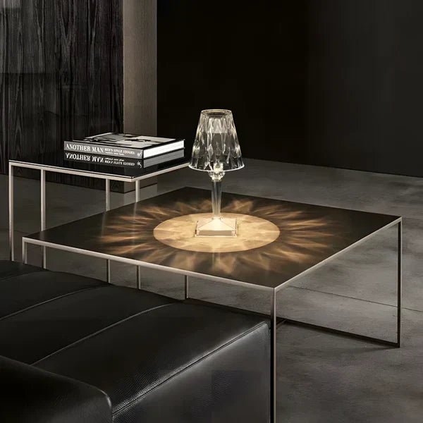 Virelle Maison - Lampe de table en cristal acrylique texturé | Virelle Maison